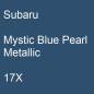 Preview: Subaru, Mystic Blue Pearl Metallic, 17X.